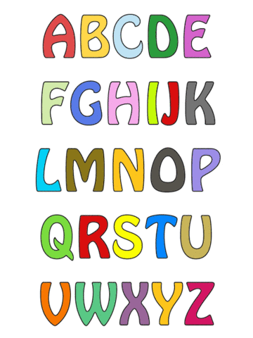 Learning the alphabet