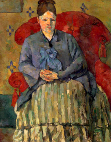 Madame Cezanne. Paul Cezanne