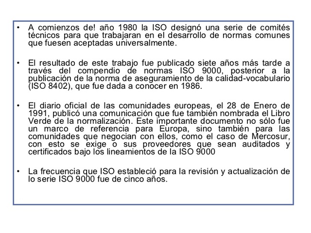 Comites técnicos de Calidad