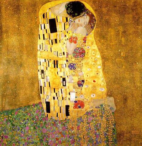El Beso, Gustav Klimt