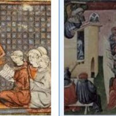 Timeline: Fin de la escolástica, Humanismo y Renacentismo. Por: Patricia Hernández C.