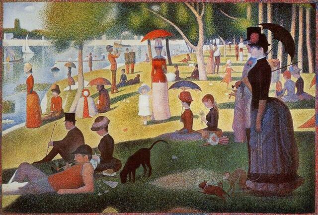 Tarde de Domingo en la Isla de la Grande Jatte, Georges Seurat