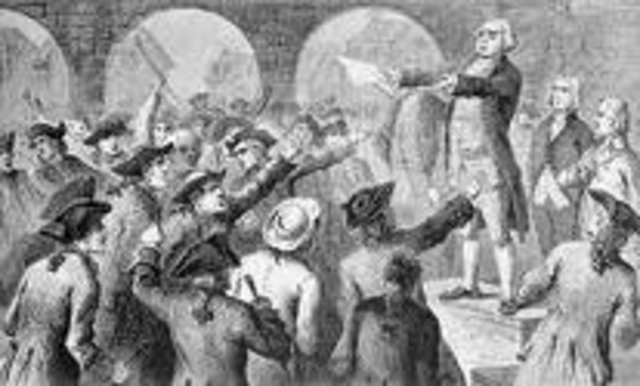 The First Meeting of the Sons of Liberty