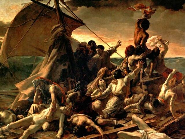 La balsa de la medusa, Théodore Géricault