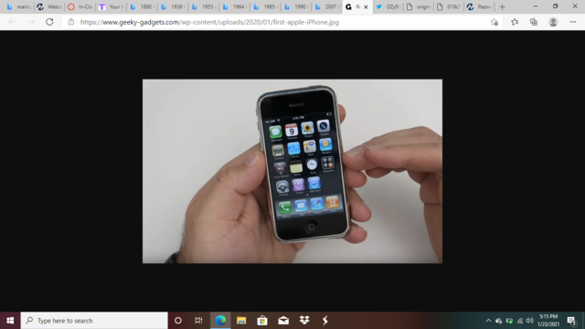 the Iphone was developed