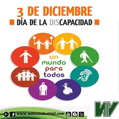 La Asamblea General de las Naciones Unidas proclamó, el 3 de diciembre como «Día Internacional de las Personas con Discapacidad»