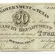 Texas paper money