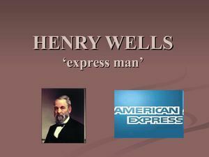 Henry Wells primer competidor