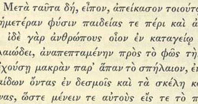 B.C. Plato Wrote the "Republic"