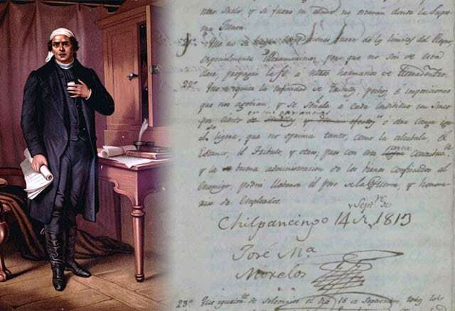 Sentimientos de la Nación 1813