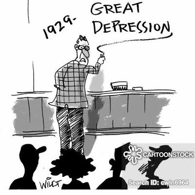 Timeline: History of great depression