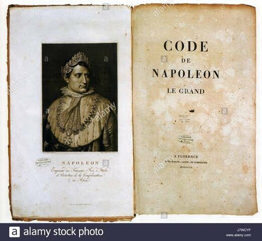 El Código de Napoleón.
