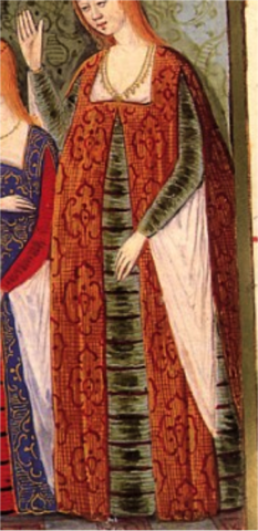 Vestit romànic  de les classes altes