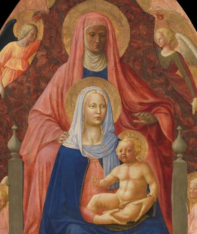 Masaccio e Masolino, Sant'Anna Metterza