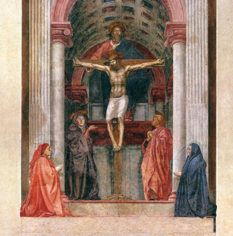 Masaccio, La Trinità