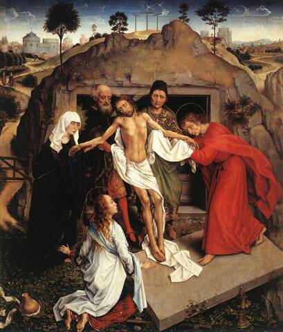 Rogier van der Weyden, Deposizione nel sepolcro