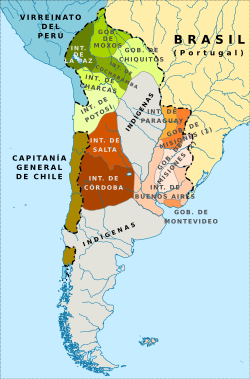 Constitución del virreinato del Río de la Plata
