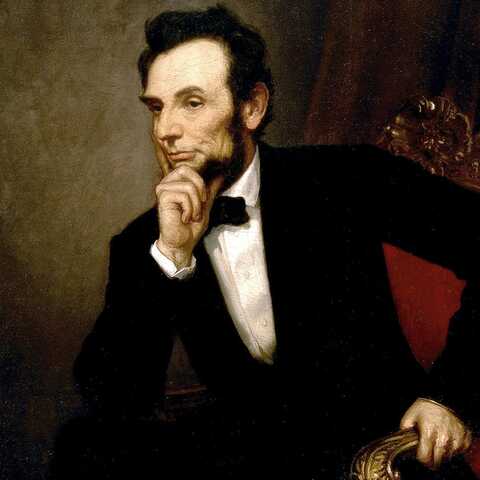 Abe lincoln re-eleted