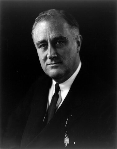 Franklin  D Roosevelt becomes president