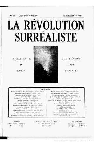 "Segundo manifiesto del surrealismo" por André Breton.