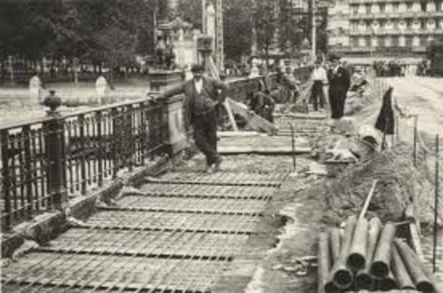 Cableado telefónico subterráneo.