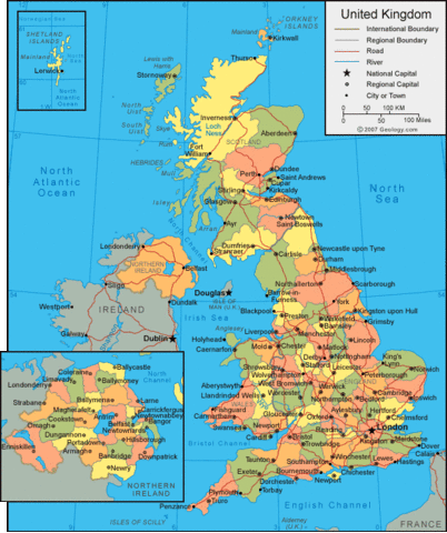 Moved to England/London/West Wales