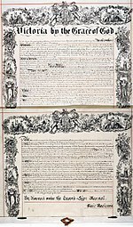 Declaración por la Patente Real