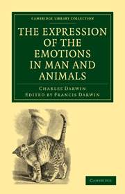 The expression of the emotions in man and animals