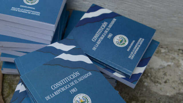 Constitución política de El Salvador
