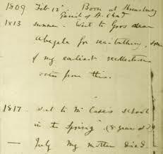 Charles write a manuscript