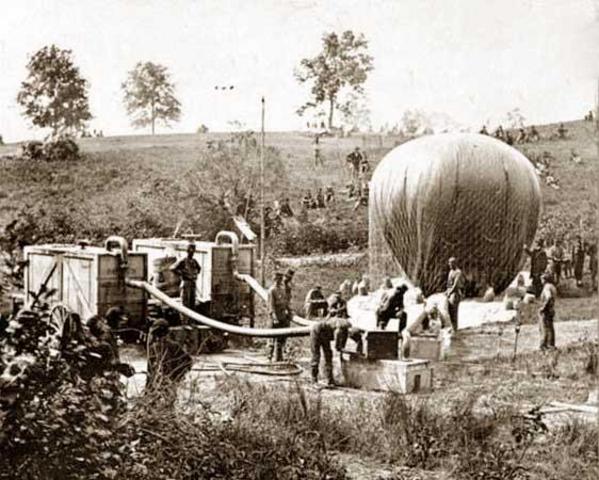 First Military Balloon Launched