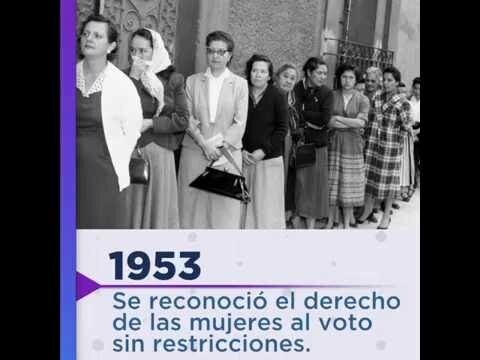 Se considera el voto para la mujer
