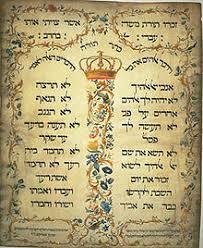 el Decálogo o Diez Mandamientos de la religión judeo-cristiana