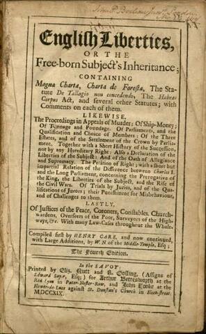 la Ley de Habeas Corpus