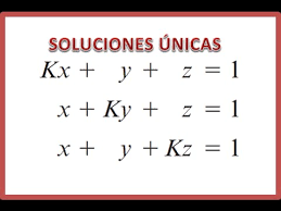 En los casos no existen soluciones que sean unicas