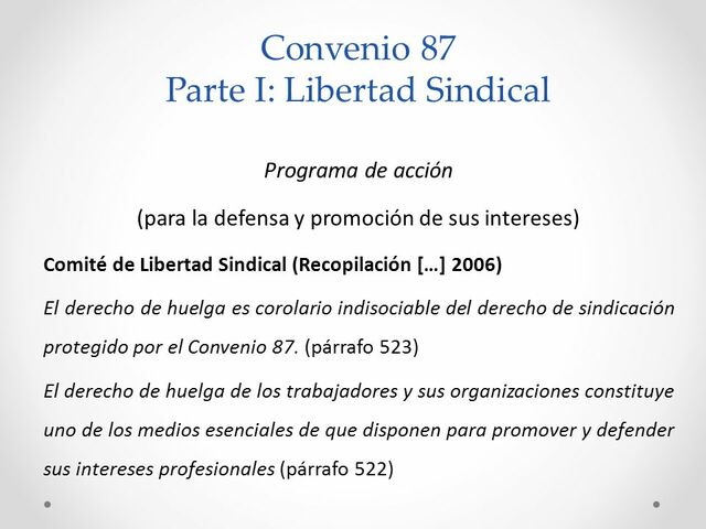 Convenio 87