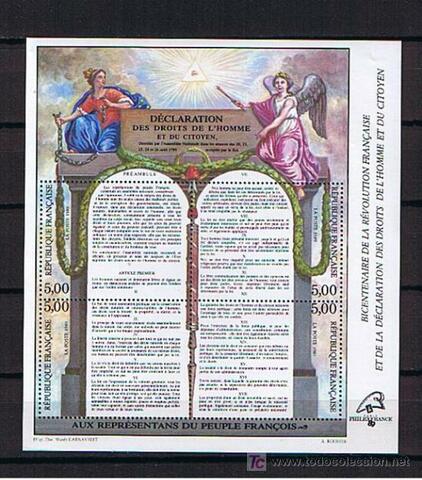 Declaración de los derechos universales del hombre.