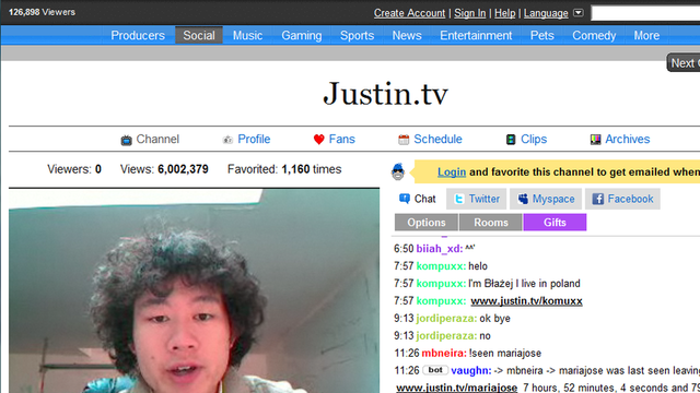 Justin.tv Launches