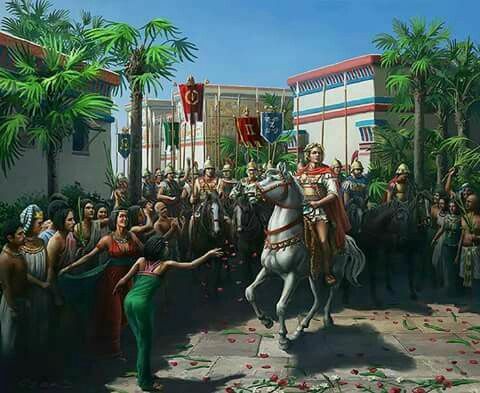 Alejandro Magno conquista Egipto.