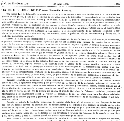 Ley de Enseñanza Primaria