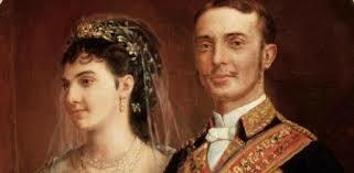 Alfonso XII se casa con María de las Mercedes de Orleans, que fallece meses más tarde.