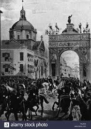 Alfonso XII entra en Madrid.