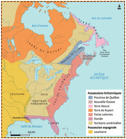L'Amérique du Nord après la guerre de Sept Ans