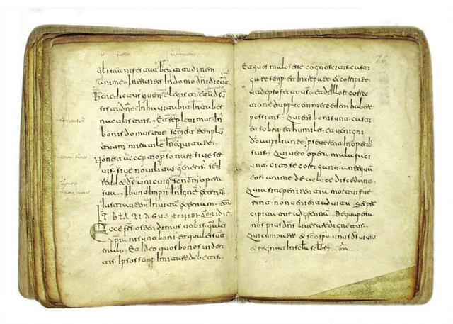 Aparición de las glosas