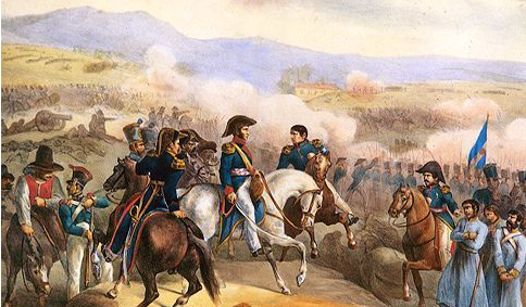 La independencia de las colonias americanas.