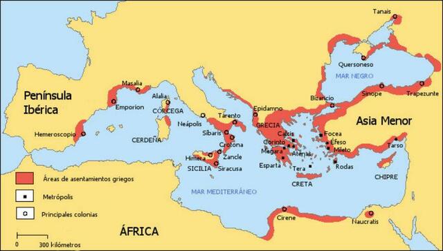 Comienza la colonización griega de Occidente