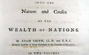 Adam smith publishes The wealth of nations