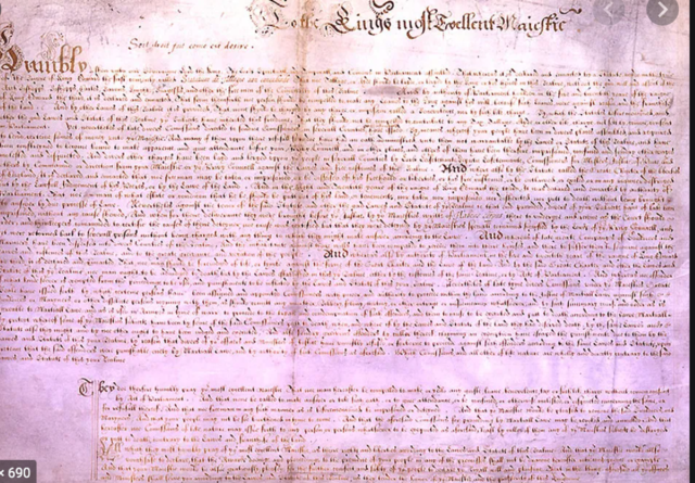 Petición de derecho.