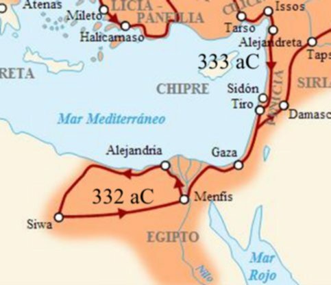 Alejandro Magno conquista Egipto