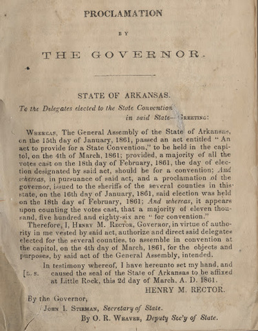Arkansas Secedes
